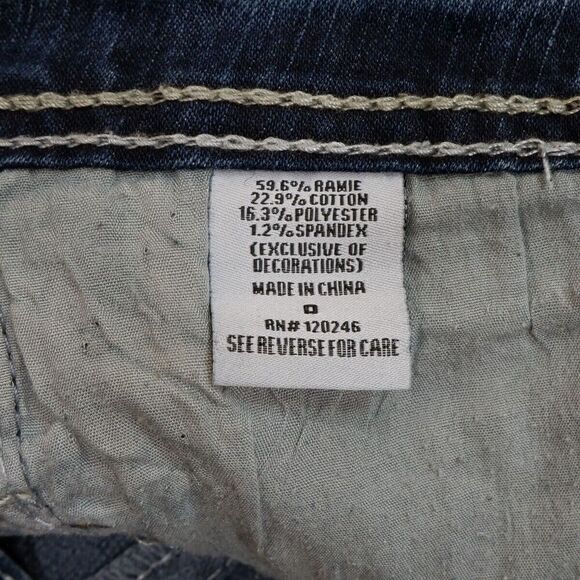 Wallflower Jeans Womens Size 0 Skinny Lightweight Blue Distress Measures 27 x 30 - Picture 4 of 11